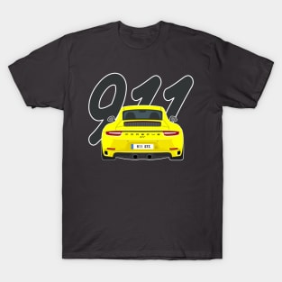 911 gts racing yellow T-Shirt